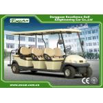48V 3.7KW 8 Seater Golf Buggy / Electric Sightseeing Car With Deep Cup Holders for sale
