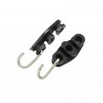 Outdoor Insulated Drop Wire Anchor Clamp ABS And Galvanised Steel for sale