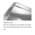 40x60cm Baking Tray Metal Baking Sheet Wire-In-The-Rim Sheet Pan Aluminum Trays Bakery Pan 1mm for sale