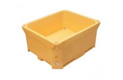 China 1000L Capacity Insulated Fish Container PE PU Foam Material supplier