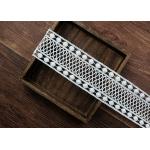 Flat Polyester Milk Silk Lace Trim French Venice Guipure For Garment Accessories for sale