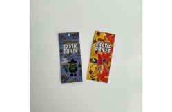 China Reusable Plastic Pouches Packaging Exotic Carts Gold Tip Mylar Bag With k supplier