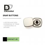 Decorative Snap Buttons For Clothing , Copper Alloy Metal Snap Buttons for sale