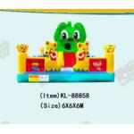 Customizable Size Childrens Bounce House Inflatable Double Stitching