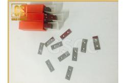 China Double Holes Carbide Scraper Blade Rectangle Shaped Good Toughness supplier
