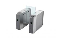 China BLDC Motor Half Height Turnstile Automatic Pedestrian Sliding Glass DC24V supplier