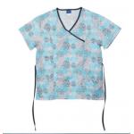 155 GSM Women Polyester Cotton Nurse Print Medical Uniform for sale