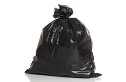 China Black 25 Micron Garbage Bin Liner Poly Separate Recycling Waste Bin Bags supplier