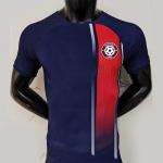 OEM Soccer Jersey Football Shirt Blank Blue And Red Soccer Training Uniform for sale