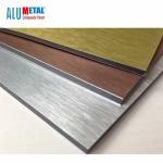 Alumetal Brushed Building Materials Interior ACP Wall Decorative Paneling Matte Color for sale