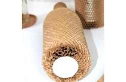 China Compostable Honeycomb Packing Paper For Wine Cushioning Wrap Paper Roll supplier