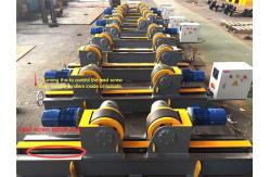 China Lead Screw Adjustment Welding Turning Rolls / Self Aligning Welding Rotator supplier