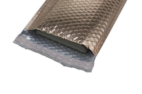 ISO14001 CMYK Bubble Lined Metallic Envelopes 0.075mm Thickness
