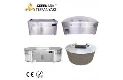 China Customized Rectangle Teppanyaki Hibachi Grill Table , Gas Grill Griddle Plate supplier