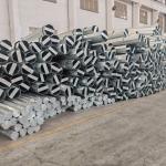 Philippines Distribution Steel Pole 35FT Nea Standard Galvanized Pole