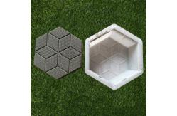 China X Shape Rock Interlocking Plastic Paving Brick Moulds For Pavement supplier