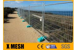 China 3.5mm Removable Temporary Mesh Fencing With Concrete Block Clamps supplier
