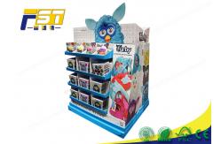 China Four Sided Durable Cardboard Pallet Display Stand For Supermarket Promotion supplier