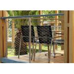 High Strength Stainless Steel Balustrade Mesh Wear Resisting Easy Maintenance