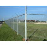 Football Field Galvanized Steel Chain Link Fence for sale