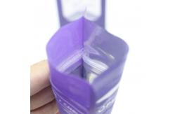 China Matte 4.75 Inch Flat Foil Pouches Resealable Stand Up Pouches With Window supplier