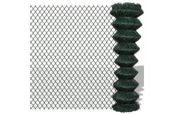 China Dark Green Residential Chain Link Fence 5ft For Home Garden / Courtyard / Villa supplier