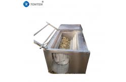 China Roller Brush Fruit And Vegetable Washing Machine For Onion Walnut Ginger Peeling supplier