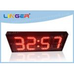 12 / 24 Hours Mode Red Led Digital Clock Small For Office 370*1010*100mm for sale