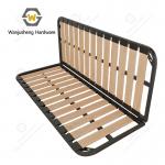 Bed Frame with Thickened Solid Wood Skeleton Moisture-proof Bed Board Encrypted Design Foldable Tatami Steel Frame Customizable for sale