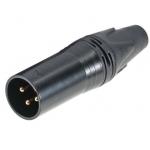 Powerful Outdoor Waterproof 3 Pin XLR Connector Male Female Plug Socket for Audio Video for sale