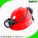 GLS12-A Semi Corded Led Miners Cap Lamp 15000 Lux High Brightness With Rear Warning Light for sale