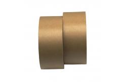 China Flatback Custom Kraft Paper Tape Biodegradable Printable Writable Self Adhesive Non Reinforced supplier