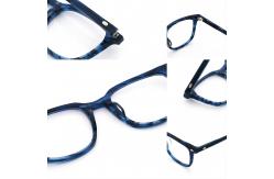 China Adjustable Temple Handmade Acetate Optical Glasses Frames MR 98018 supplier