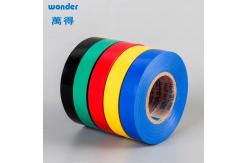 China Shiny PVC Self Adhesive Tape ,  Eco Friendly Flame Retardant Insulation Tape Blue supplier