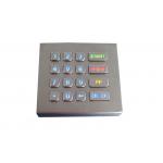 16 Keys Panel Mount Keypad IP68 Dynamic Waterproof Backlit With USB Interface for sale