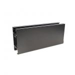 6063 Shiny Grey Powder Coated Aluminium Extrusions For Building for sale