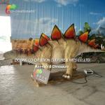 Realistic Animatronic Dinosaur Stegosaurus: Textured Hide, Dynamic Roar & Vibrant Back Plates For Immersive Exhibits for sale