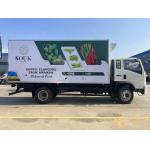 10 Tons Carry Capacity LHD RHD HOWO Freezer Truck With 6m Box