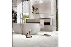 China White Marble Look High Glossy Porcelain Floor Tiles 60x60cm Anti - Fouling supplier
