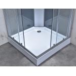 1-1.2mm 5mm Glass Shower Enclosures Aluminium Frame