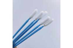China 100PCS Package PP Stick 165mm Foam Cleaning Swabs Lint Free supplier