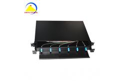 China 1RU FDP Loaded UPC Duplex Adapters Fiber Patch Panel Rack Mount supplier