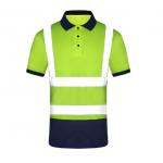 Reflective PPE Safety Wear Road Work Manager Reflective POLO Shirt/T-Shirt Customizable Logo for sale