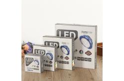 China Corrugated Paper Led Lamp Packaging Box , Foldable Bulb Packaging Box supplier