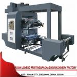 2 color flexo printing machine for texbile / fabric material , PLC touch screen for sale