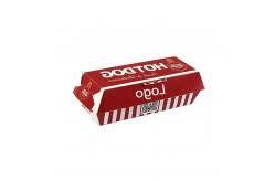 China Customized Eco-Friendly Recyclable Hamburger Hot Dog Takeaway Packaging Box supplier