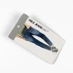 Recycled Foil Print Clothing Paper Luxury Hang Tags Custom Embossed Name Logo for sale
