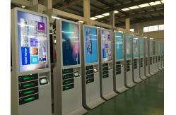 China Restaurant Cell Phone Charging Stations Multi Language UI With Safe Electronic Locks supplier