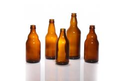 China Customized Glass Brewing Bottles 650ml 1000ml 12 Oz Amber Beer Bottles supplier