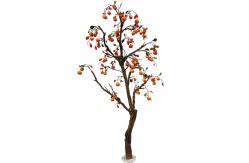 China Garden Bonsai Artificial Persimmon Tree Retro Style Landing Fruit Plant supplier